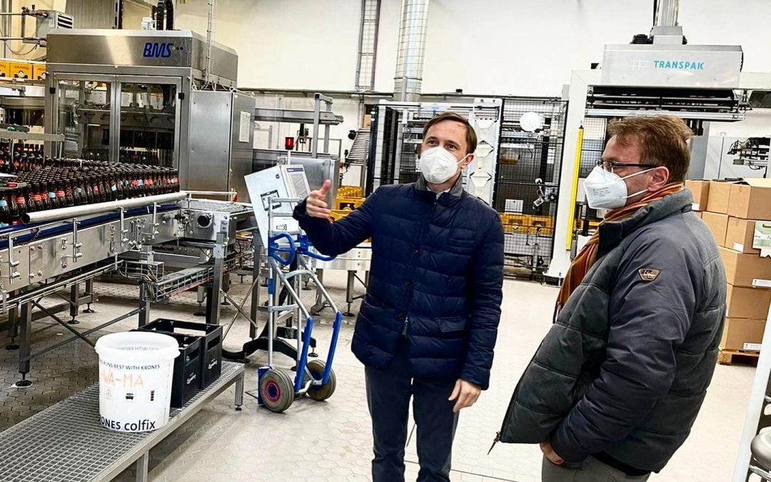 Betriebsbesuch bei der Brauerei Schloss Eggenberg in Vorchdorf