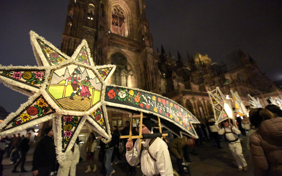 Die Kreuzstoana Glöckler vor unvergleichlicher Kulisse in Straßburg!